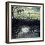 Pony and Dog in a Field, 2000-Peter Wilson-Framed Giclee Print