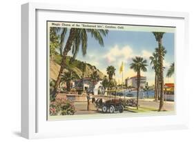 Pony Cart, Santa Catalina-null-Framed Art Print