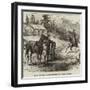 Pony Express, Rocky Mountains, North America-null-Framed Giclee Print