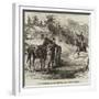 Pony Express, Rocky Mountains, North America-null-Framed Giclee Print