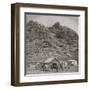 Pony Express Stop Hanging Rock-Weber Station, Utah-Andrew J. Russell-Framed Art Print