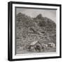 Pony Express Stop Hanging Rock-Weber Station, Utah-Andrew J. Russell-Framed Art Print