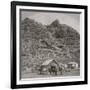 Pony Express Stop Hanging Rock-Weber Station, Utah-Andrew J. Russell-Framed Art Print