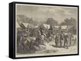 Pony Fair in the New Forest-George Bouverie Goddard-Framed Stretched Canvas