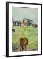 Pony in the Farm Meadow, East Green, 1980-Brenda Brin Booker-Framed Giclee Print