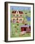 Pony Party-Susan Henke Fine Art-Framed Giclee Print