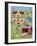 Pony Party-Susan Henke Fine Art-Framed Giclee Print