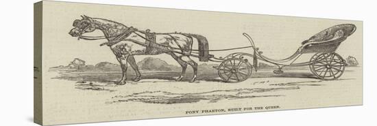 Pony Phaeton for Her Majesty-null-Stretched Canvas
