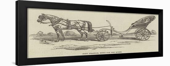 Pony Phaeton for Her Majesty-null-Framed Giclee Print