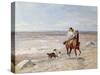 Pony Ride on the Beach-Heywood Hardy-Stretched Canvas