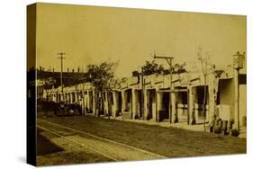 Pony Saloon In El Paso Texas Street Scene-null-Stretched Canvas