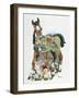 Pony Tails-Jenny Newland-Framed Giclee Print