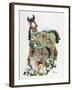 Pony Tails-Jenny Newland-Framed Giclee Print