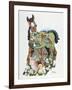 Pony Tails-Jenny Newland-Framed Giclee Print