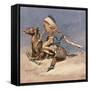 Pony War Dance-Frederic Sackrider Remington-Framed Stretched Canvas