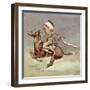 Pony War Dance-Frederic Sackrider Remington-Framed Giclee Print