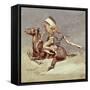 Pony War Dance-Frederic Sackrider Remington-Framed Stretched Canvas