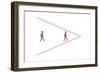 Ponzo's Illusion-Science Photo Library-Framed Photographic Print