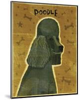 Poodle (black)-John W^ Golden-Mounted Art Print