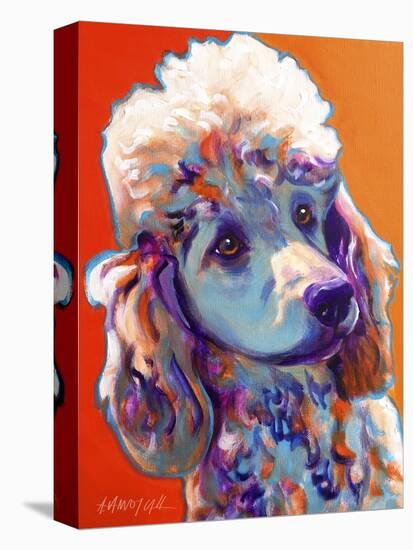 Poodle - Bonnie-Dawgart-Stretched Canvas