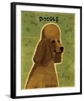 Poodle (brown)-John Golden-Framed Giclee Print