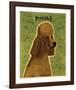 Poodle (brown)-John Golden-Framed Giclee Print