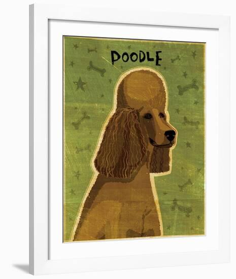 Poodle (brown)-John Golden-Framed Giclee Print