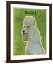 Poodle (grey)-John Golden-Framed Giclee Print