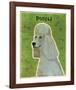 Poodle (grey)-John W^ Golden-Framed Art Print