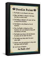 Poodle House Rules-null-Framed Poster