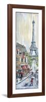 Poodle in Paris-Marilyn Dunlap-Framed Art Print