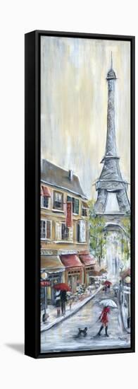 Poodle in Paris-Marilyn Dunlap-Framed Stretched Canvas