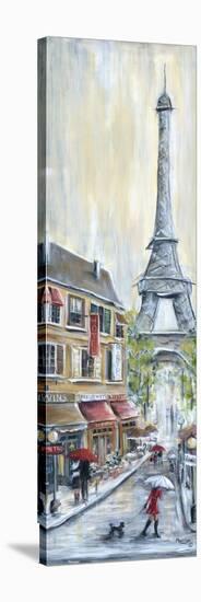 Poodle in Paris-Marilyn Dunlap-Stretched Canvas