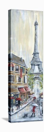 Poodle in Paris-Marilyn Dunlap-Stretched Canvas