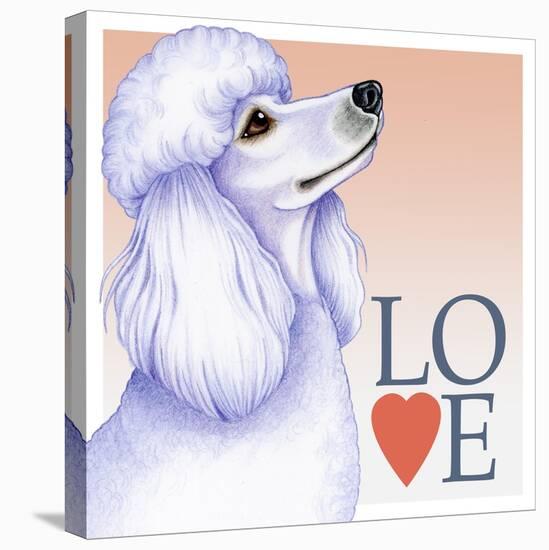 Poodle Love-Tomoyo Pitcher-Stretched Canvas