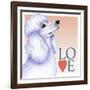 Poodle Love-Tomoyo Pitcher-Framed Giclee Print