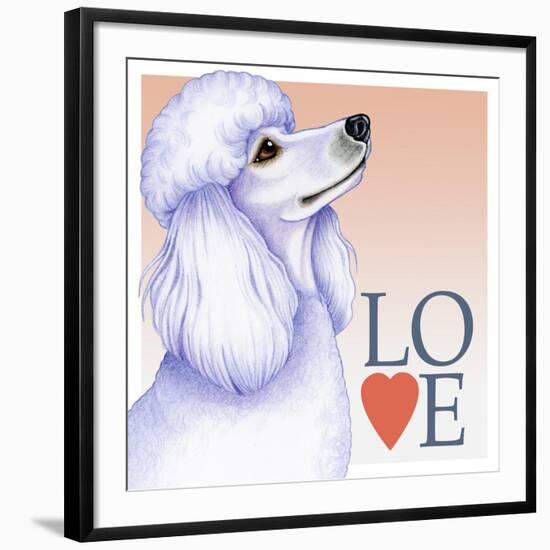 Poodle Love-Tomoyo Pitcher-Framed Giclee Print