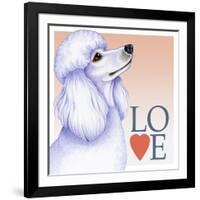 Poodle Love-Tomoyo Pitcher-Framed Giclee Print