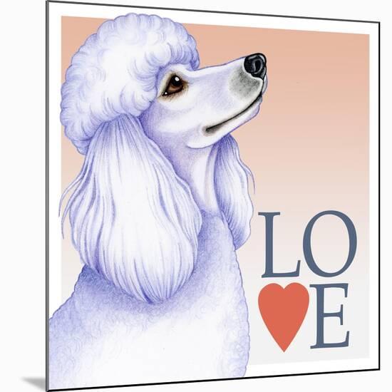 Poodle Love-Tomoyo Pitcher-Mounted Giclee Print