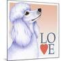 Poodle Love-Tomoyo Pitcher-Mounted Giclee Print