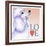 Poodle Love-Tomoyo Pitcher-Framed Giclee Print