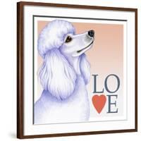 Poodle Love-Tomoyo Pitcher-Framed Giclee Print