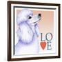 Poodle Love-Tomoyo Pitcher-Framed Giclee Print