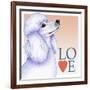 Poodle Love-Tomoyo Pitcher-Framed Giclee Print