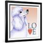 Poodle Love-Tomoyo Pitcher-Framed Giclee Print