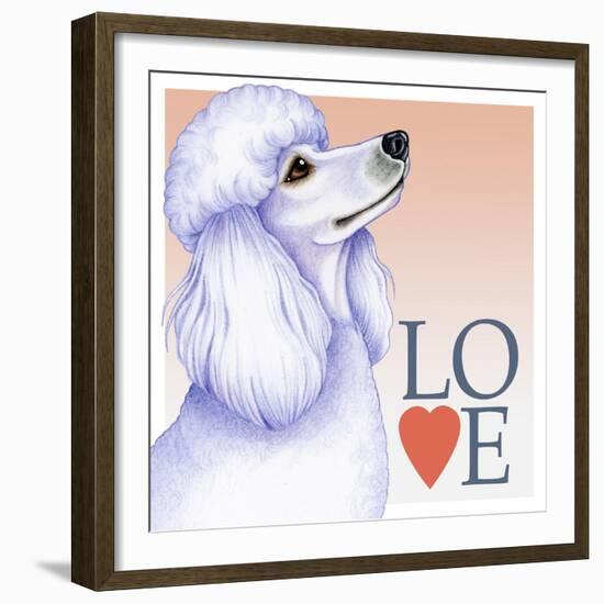 Poodle Love-Tomoyo Pitcher-Framed Giclee Print