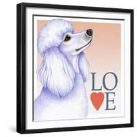 Poodle Love-Tomoyo Pitcher-Framed Giclee Print