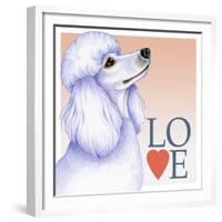 Poodle Love-Tomoyo Pitcher-Framed Giclee Print