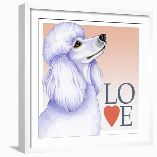 Poodle Love-Tomoyo Pitcher-Framed Giclee Print