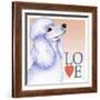 Poodle Love-Tomoyo Pitcher-Framed Giclee Print